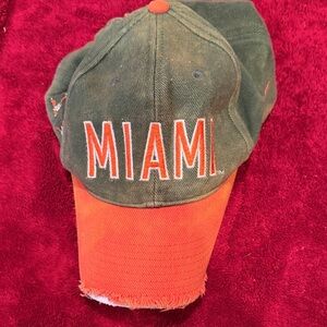 Vintage Miami Green and Orange Cap